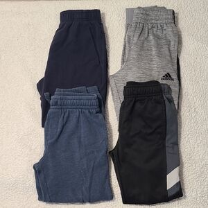 Boys Size 8 Athletic Pants Lot Joggers Sweatpants Activewear